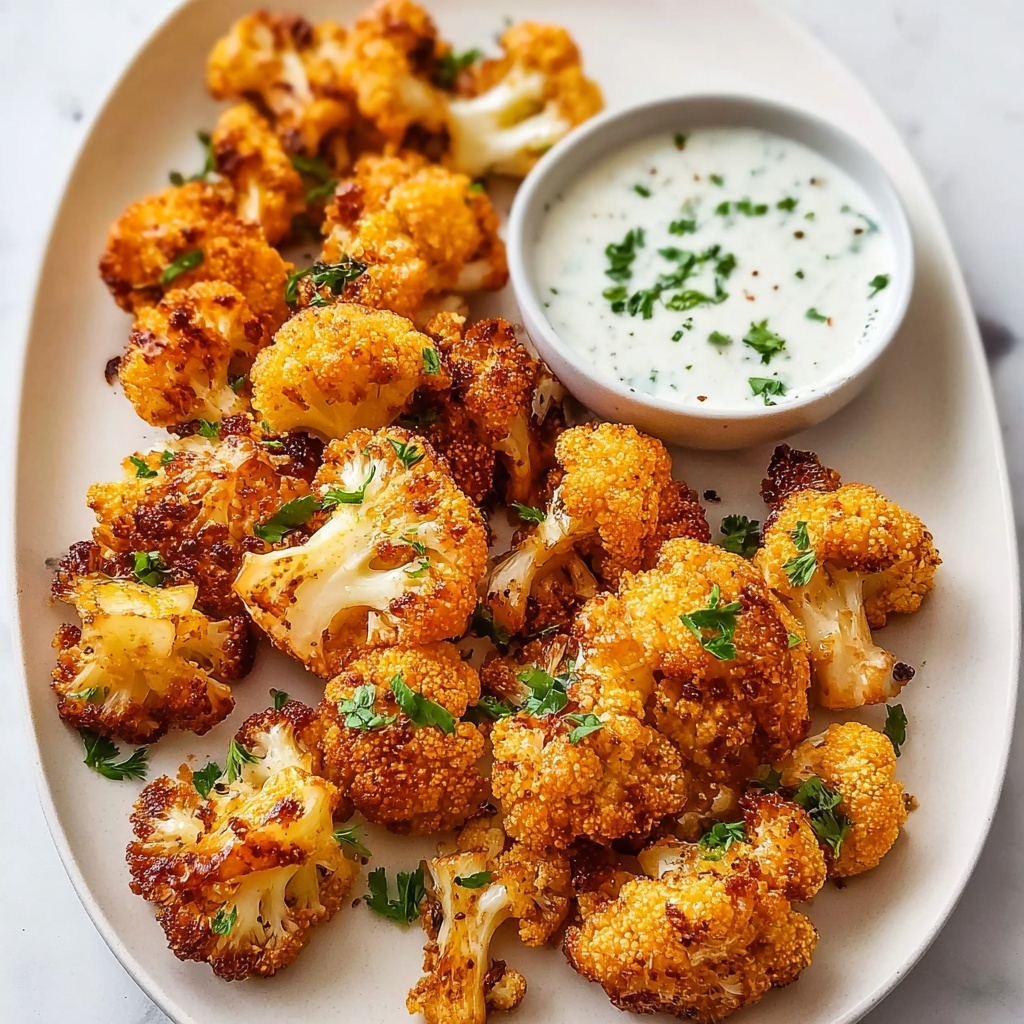 Air Fryer Cauliflower Wings Recipe - Recipe Image