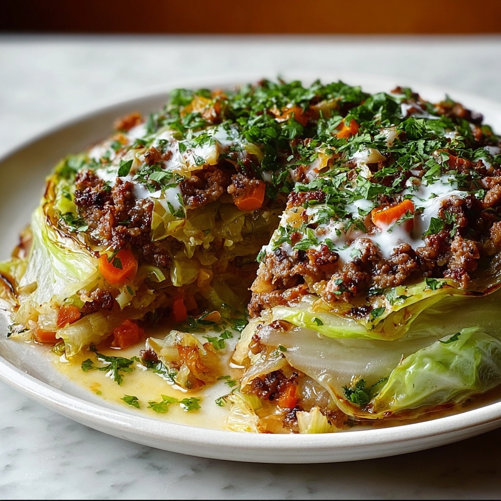 Easy & Hearty Cabbage and Ground Beef Skillet Recipe - Recipe Image
