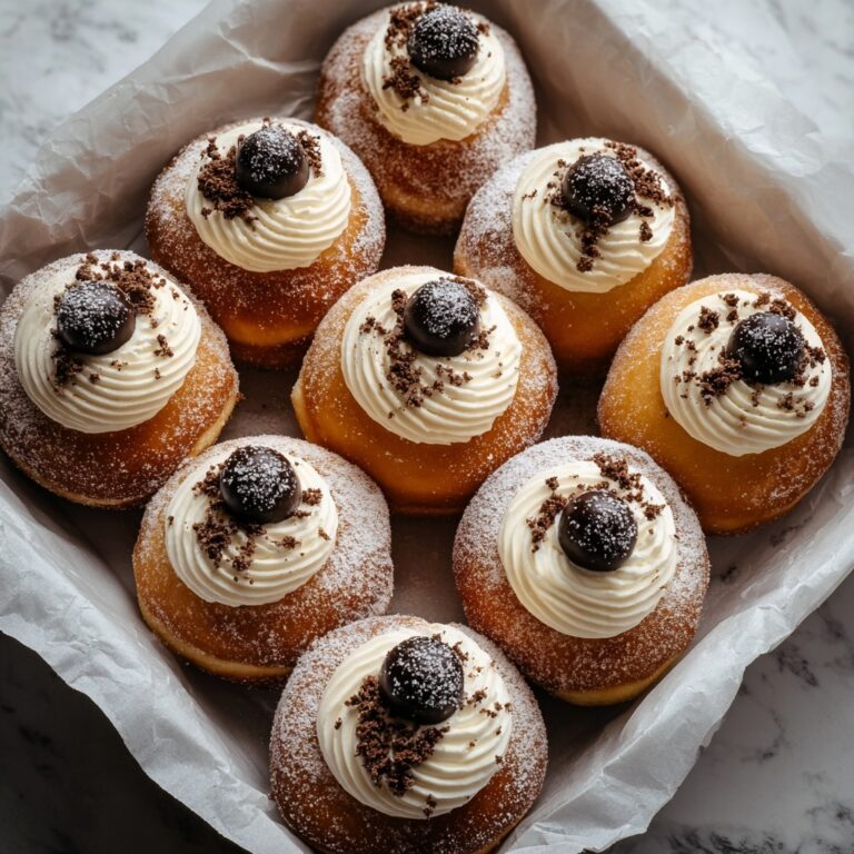 Chai Cream Filled Doughnuts Recipe