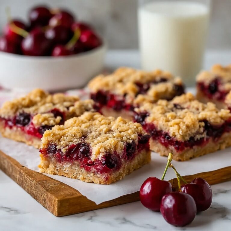 Cherry Crumble Bars Recipe