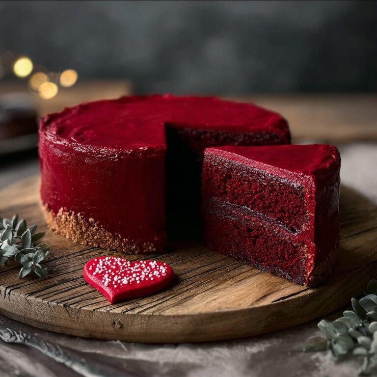 Valentine’s Day Red Velvet Cheesecake Recipe