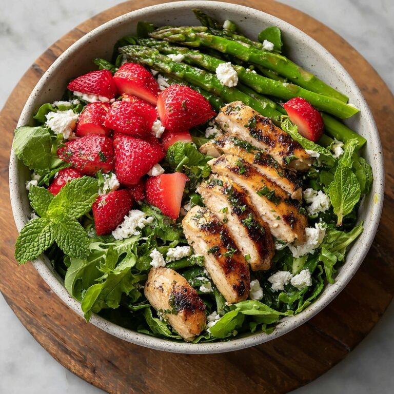 Strawberry Chicken Salad with Mint & Goat Cheese Recipe