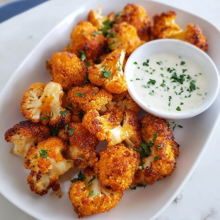 Air Fryer Cauliflower Wings Recipe