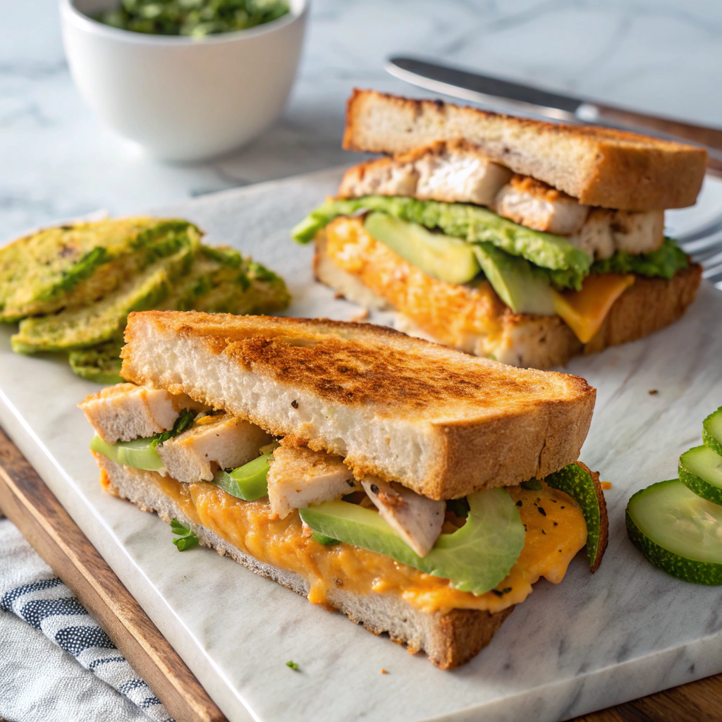 Chicken Avocado Melt Sandwich Recipe - Recipe Image