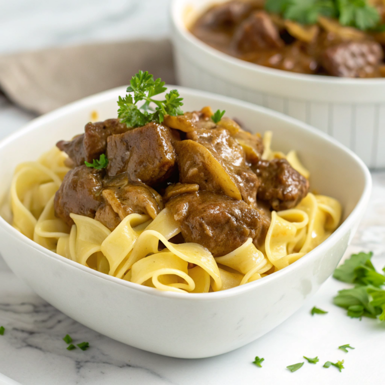 Slow Cooker Beef and Noodles Recipe