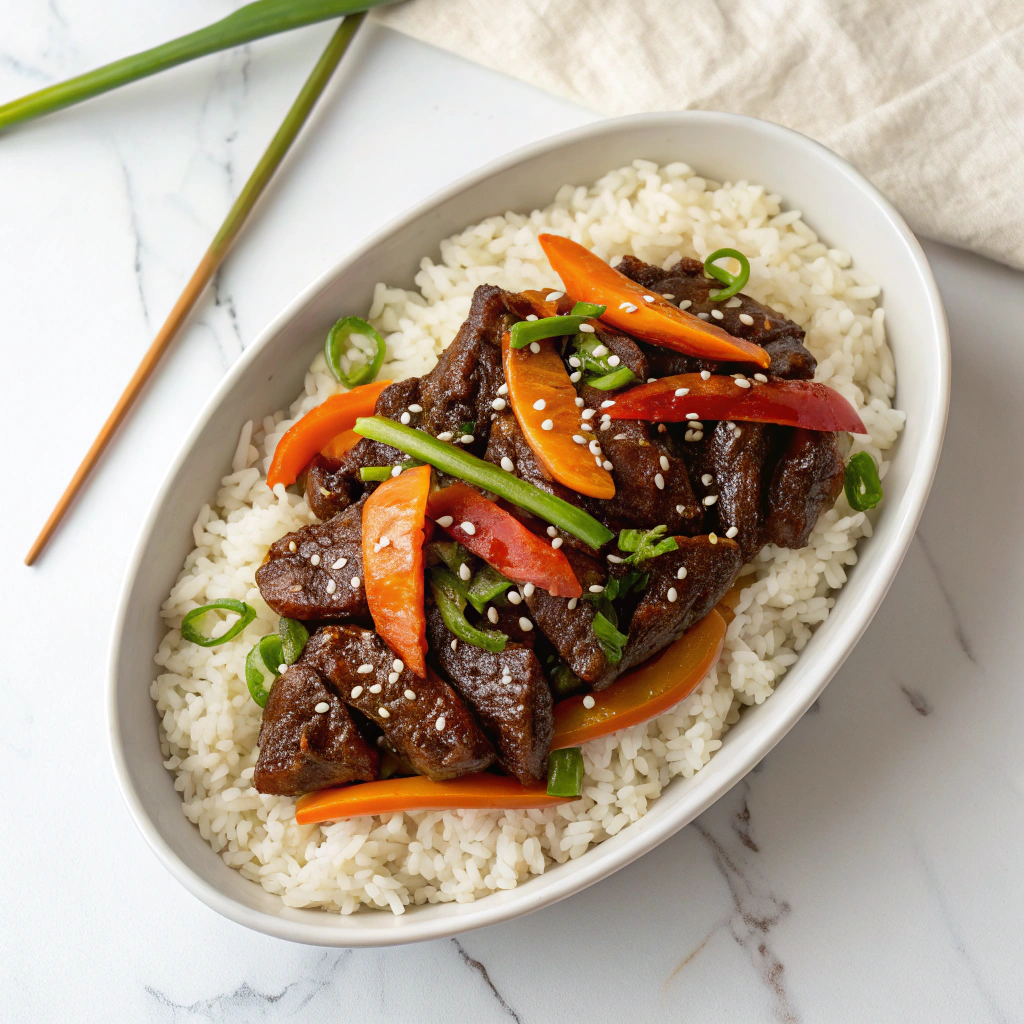 Mongolian Beef Recipe - Recipe Image