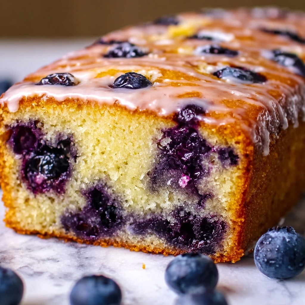 Blueberry Vanilla Bread with Lemon Glaze Recipe - Recipe Image