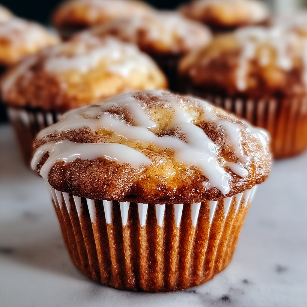 Cinnamon Roll Muffins Recipe - Recipe Image