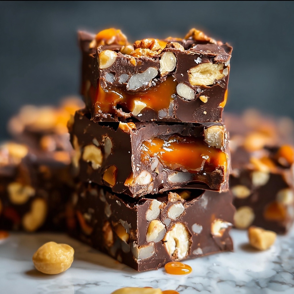 No Bake Crispy Snickers Bars Recipe - Recipe Image