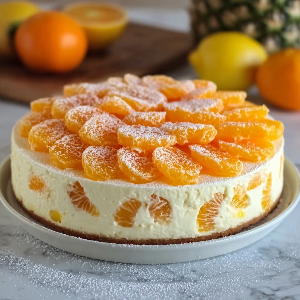 Mandarin Orange Pineapple Cake Recipe - Recipe Image