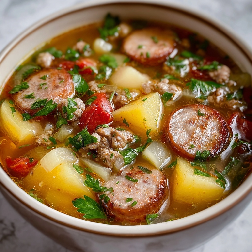 Sausage and Kale Bean Soup Recipe - Recipe Image