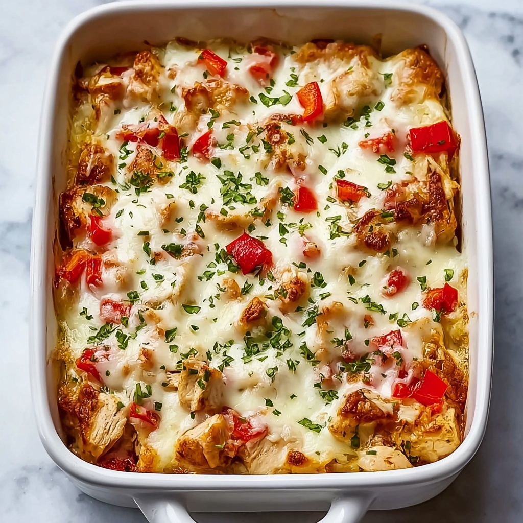 Bruschetta Chicken Casserole Recipe - Recipe Image