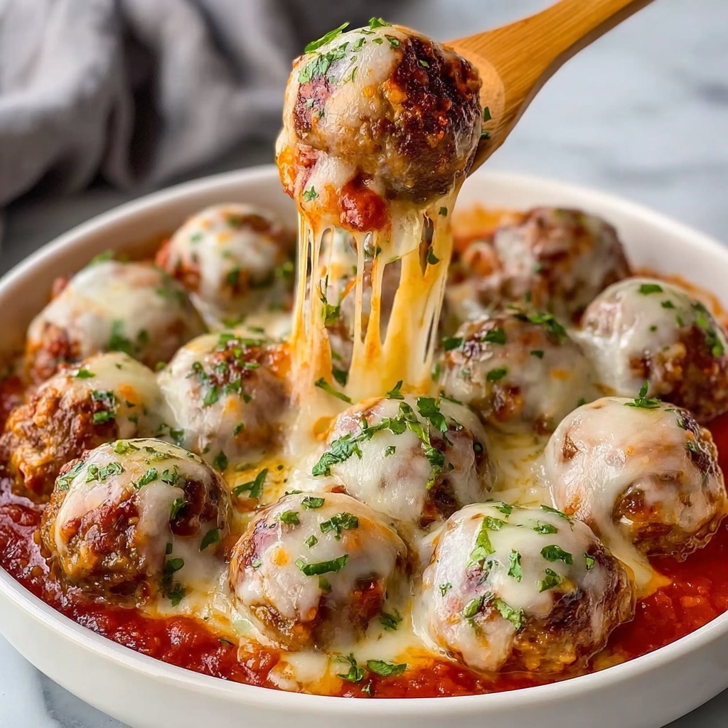 Cheesy Chicken Parmesan Meatballs Recipe - Recipe Image