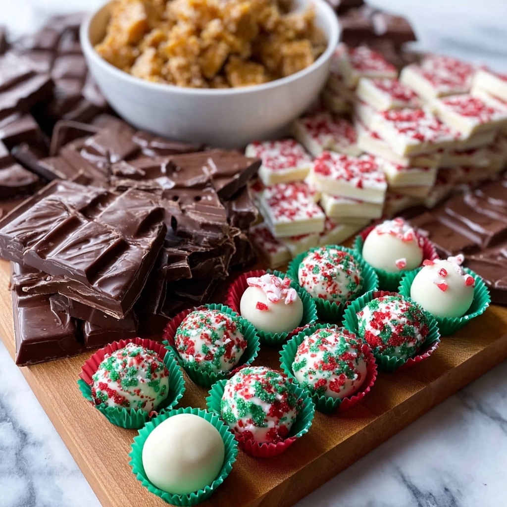 Christmas M&M’s Chocolate Bark Recipe - Recipe Image