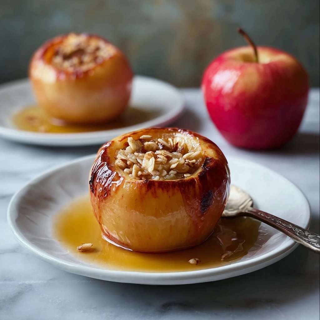 Almond Butter Baked Apples Recipe - Recipe Image