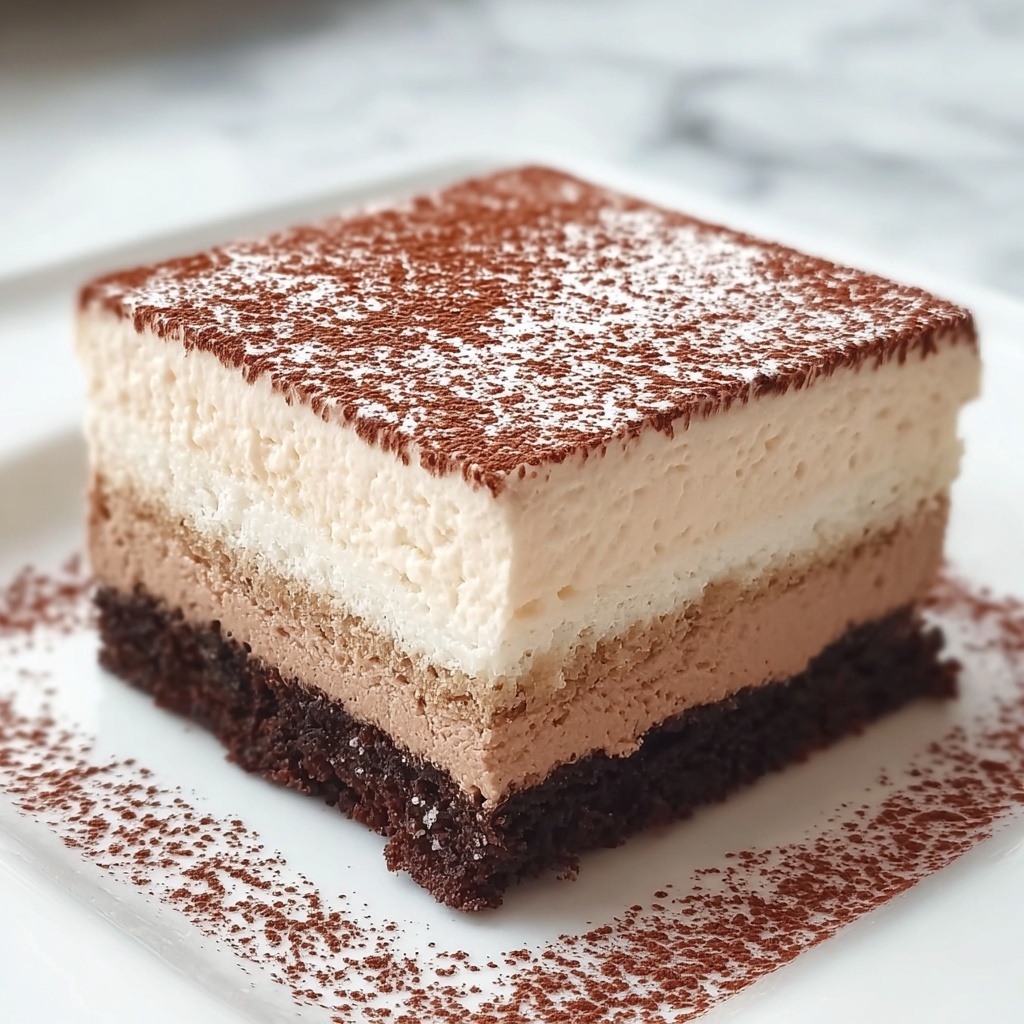 Tiramisu Brownies Recipe - Recipe Image