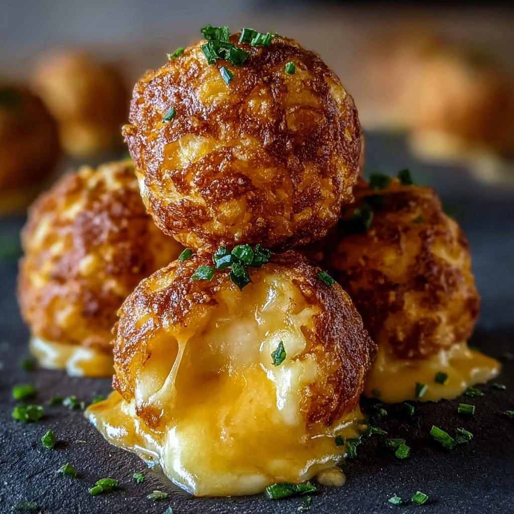 Crispy Mashed Potato Cheese Puffs Recipe - Recipe Image