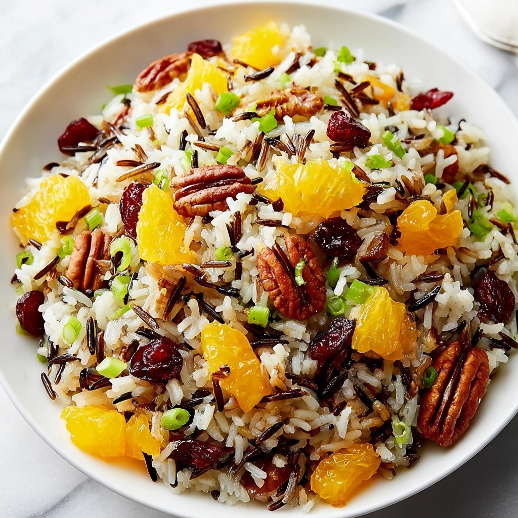 Wild Rice Salad with Orange and Cranberries Recipe - Recipe Image