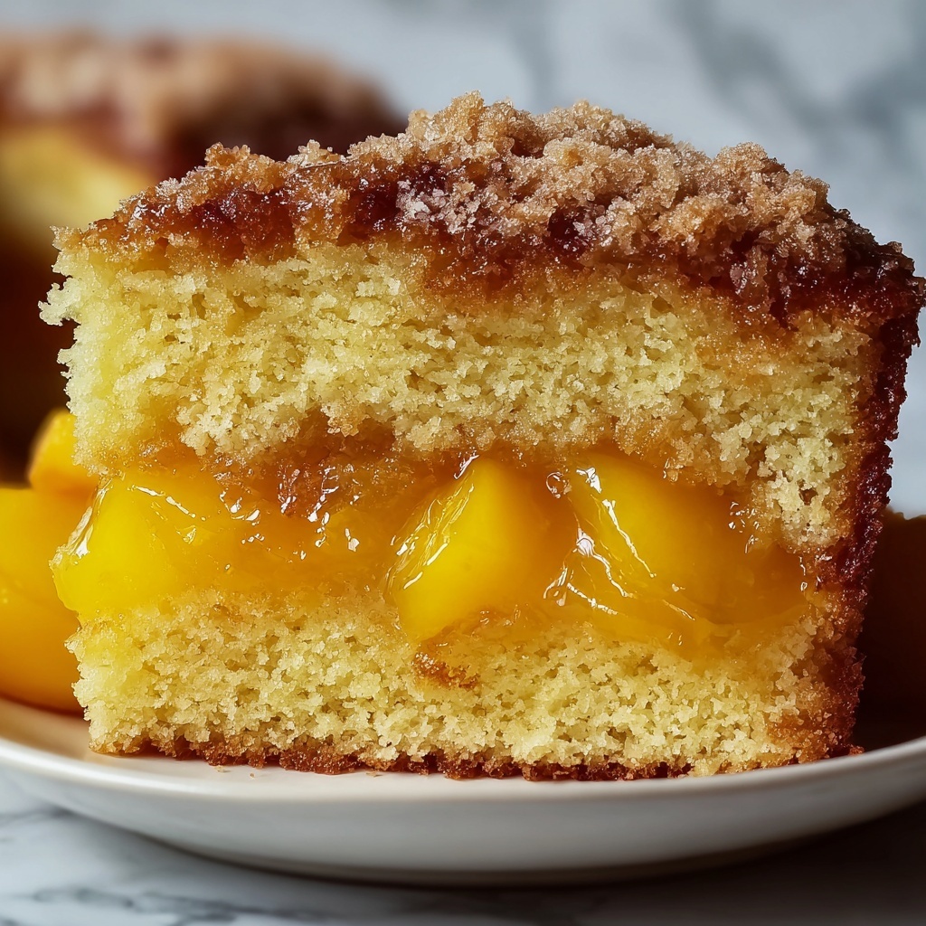 Peach Cobbler Pound Cake Recipe - Recipe Image