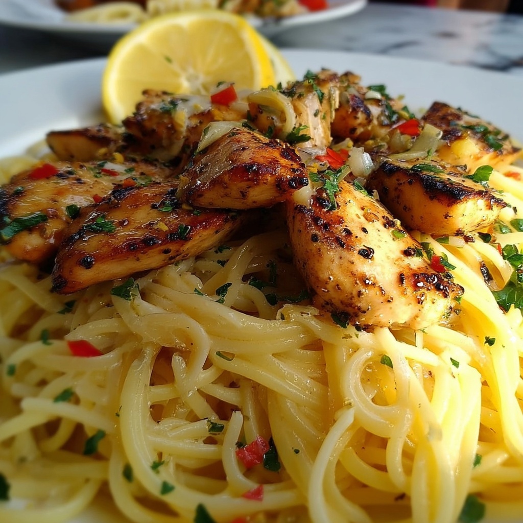 Chicken Scampi Pasta Recipe - Recipe Image
