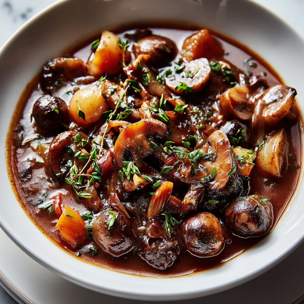Cozy Warm Mushroom Stew Recipe - Recipe Image