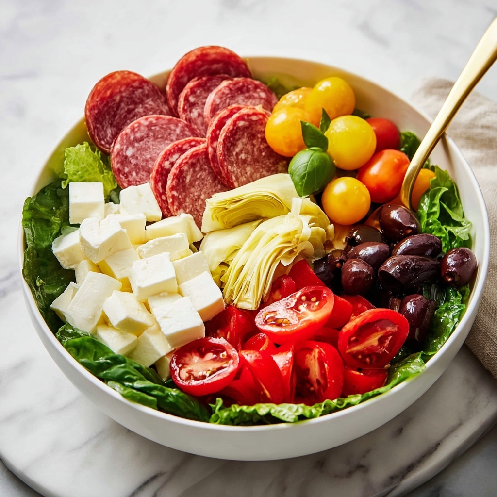 Homemade Antipasto Salad Recipe - Recipe Image