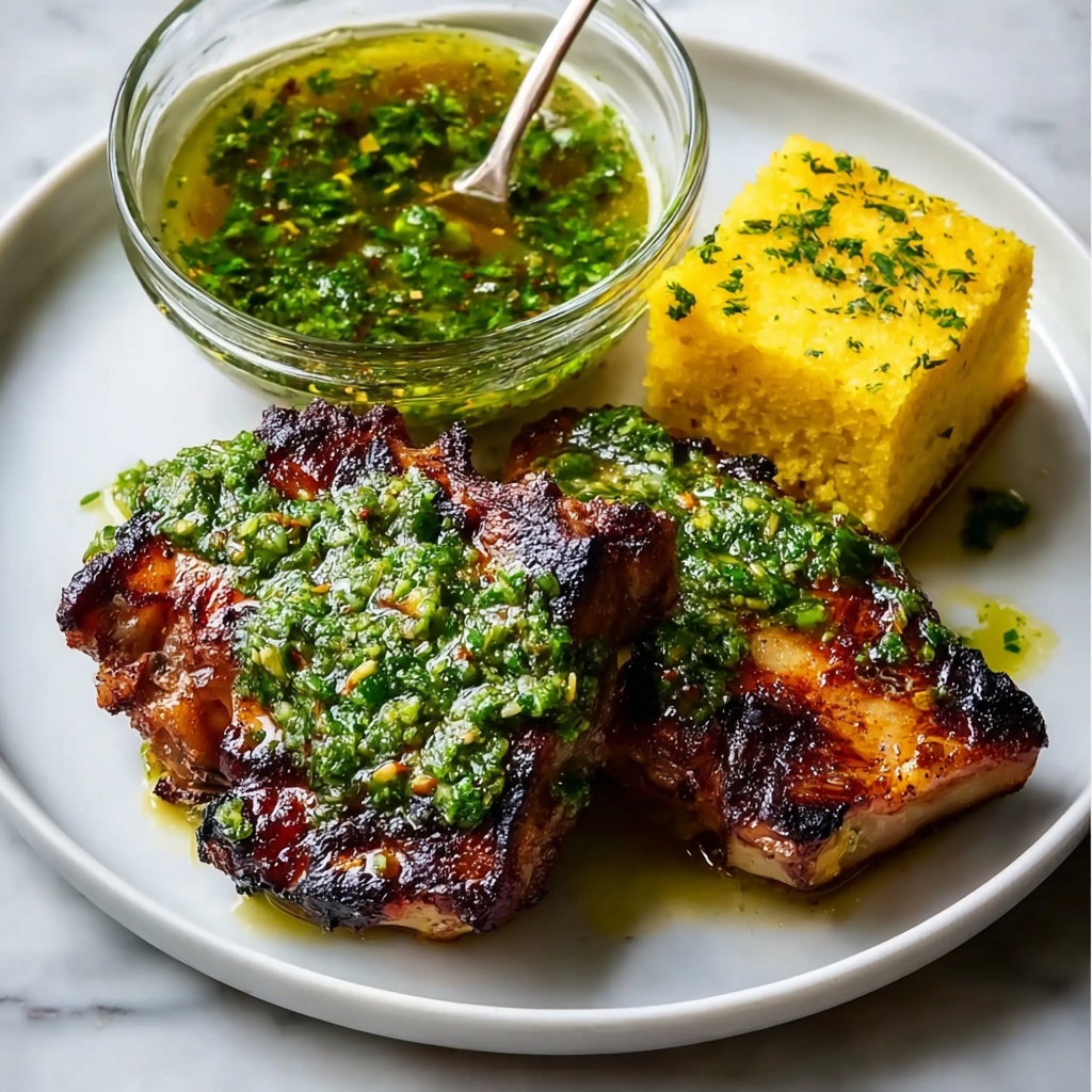 Grilled Chicken Thighs with Chimichurri Recipe - Recipe Image