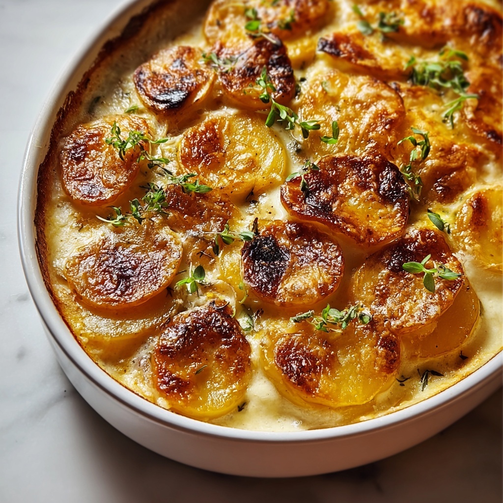 Ruth’s Chris-Inspired Potatoes au Gratin Recipe - Recipe Image