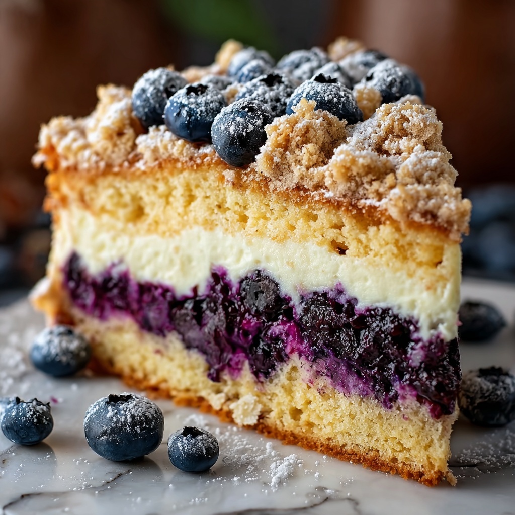 Blueberry Sour Cream Coffee Cake Recipe - Recipe Image