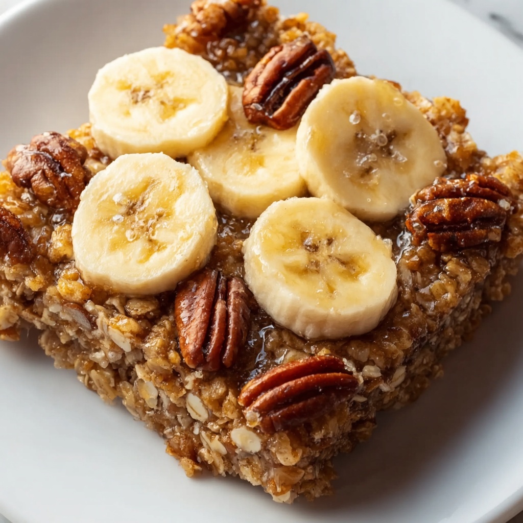 Banana Nut Baked Oatmeal Recipe - Recipe Image