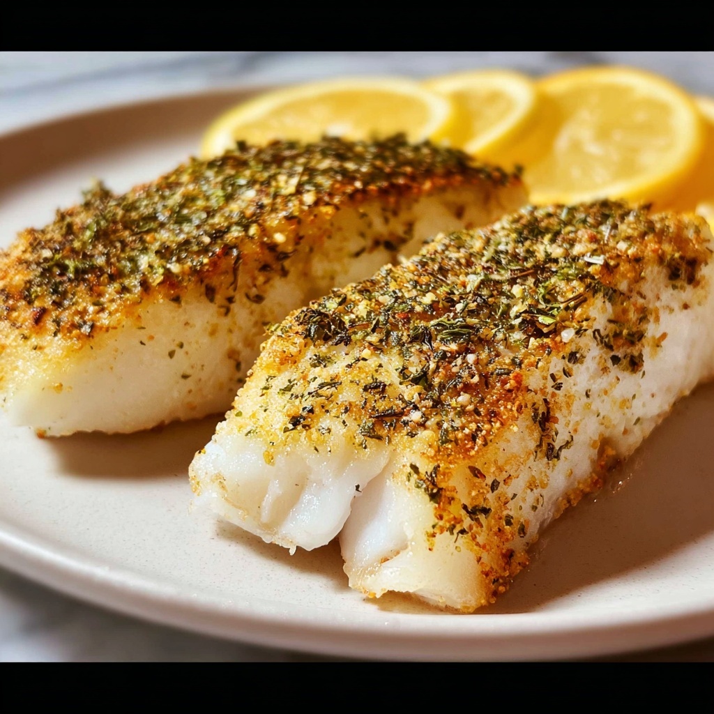 Herb-Crusted Tilapia Recipe - Recipe Image