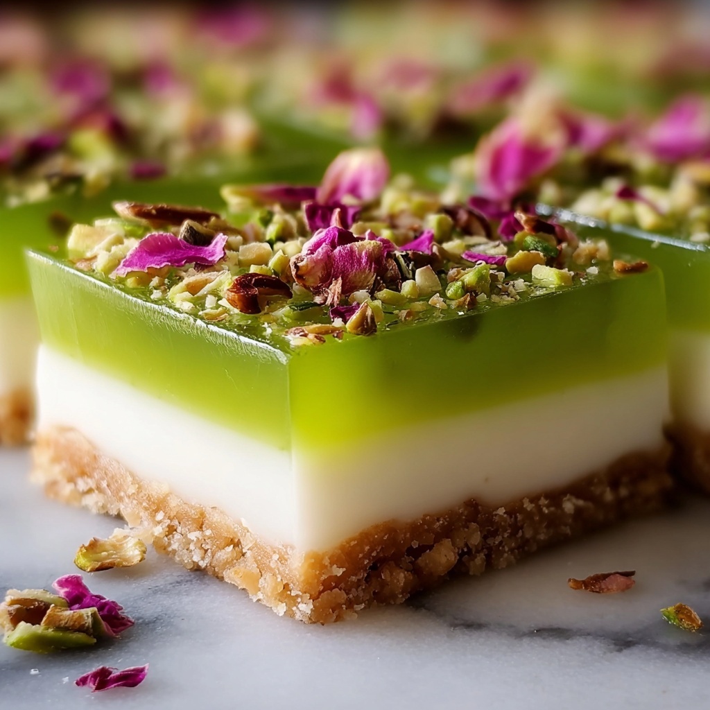 Pistachio Rose Tart with Raspberry Glaze Festive Dessert Recipe - Recipe Image