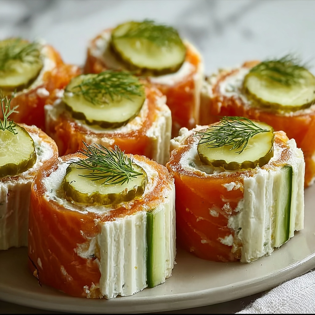 Lazy Cream Cheese Pickle Roll-Ups Recipe - Recipe Image