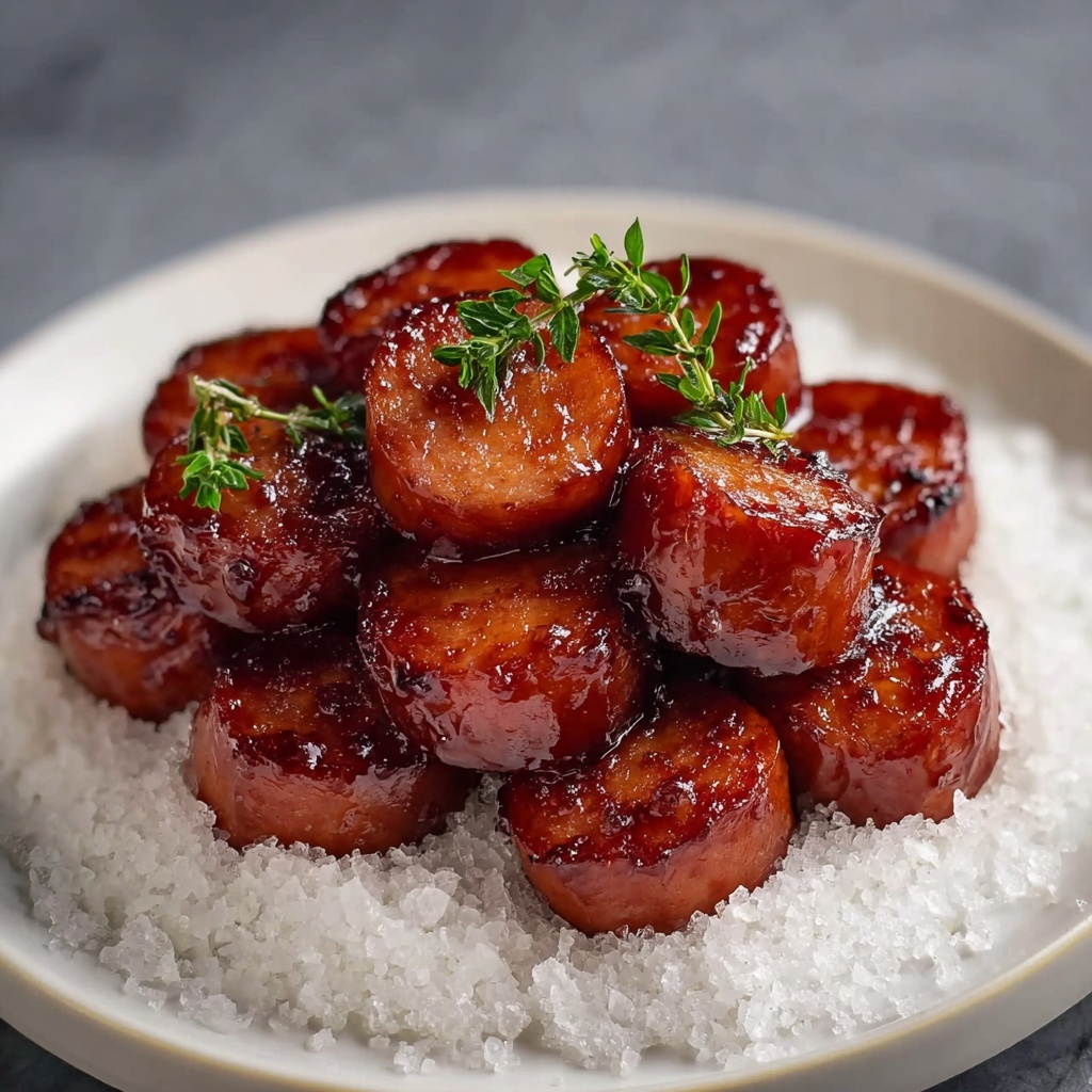 Candied Kielbasa Bites Recipe - Recipe Image