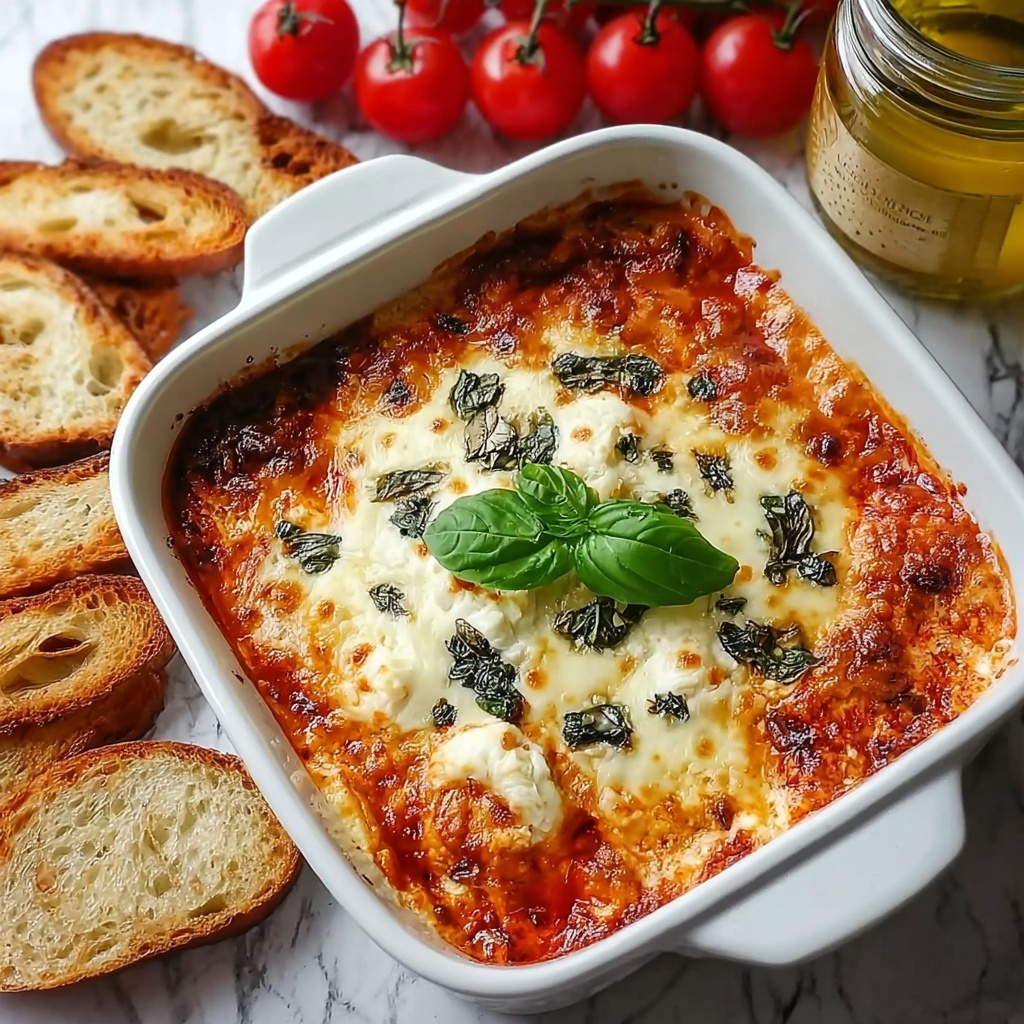 Baked Goat Cheese Bruschetta Dip Recipe - Recipe Image