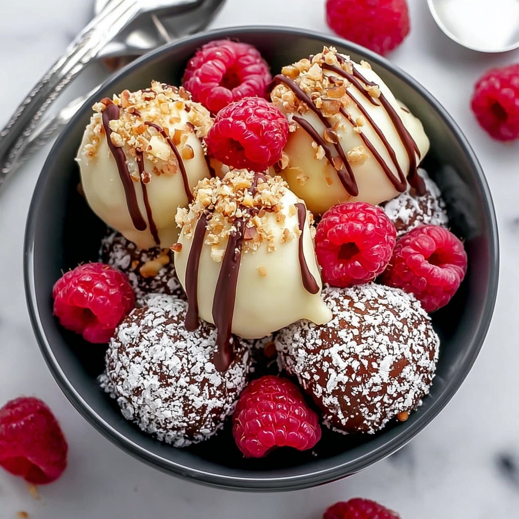 White Chocolate Raspberry Cheesecake Balls: A Decadent Dessert Recipe You’ll Love Recipe - Recipe Image