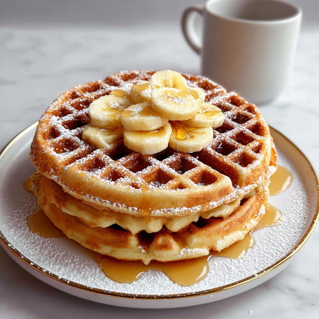 TikTok-Inspired Cloud Waffles Recipe - Recipe Image