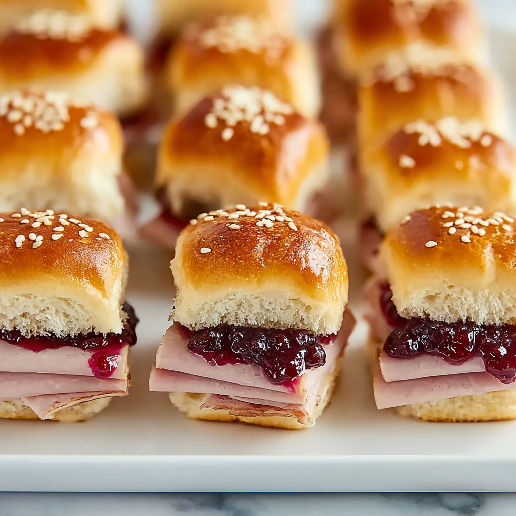 Turkey Cranberry Sliders Recipe - Recipe Image