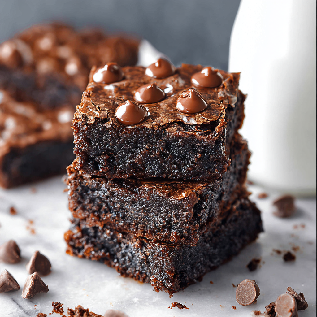 Greek Yogurt Brownies Recipe - Recipe Image