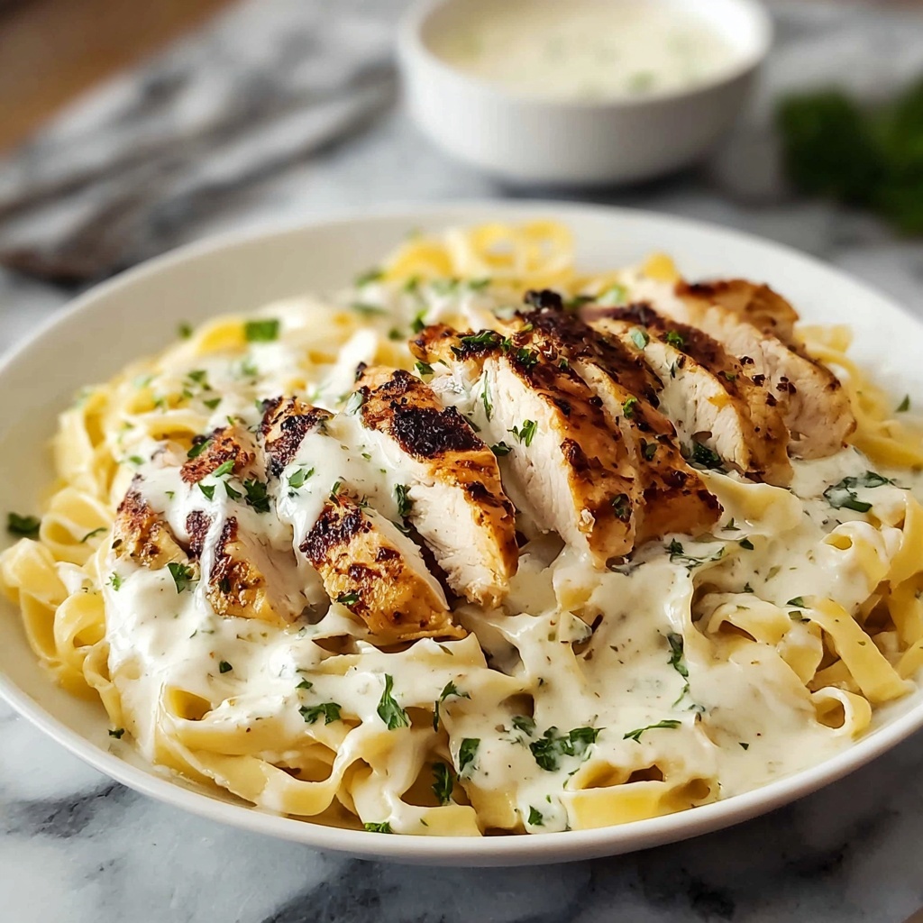Creamy Chicken Alfredo Pasta Recipe - Recipe Image