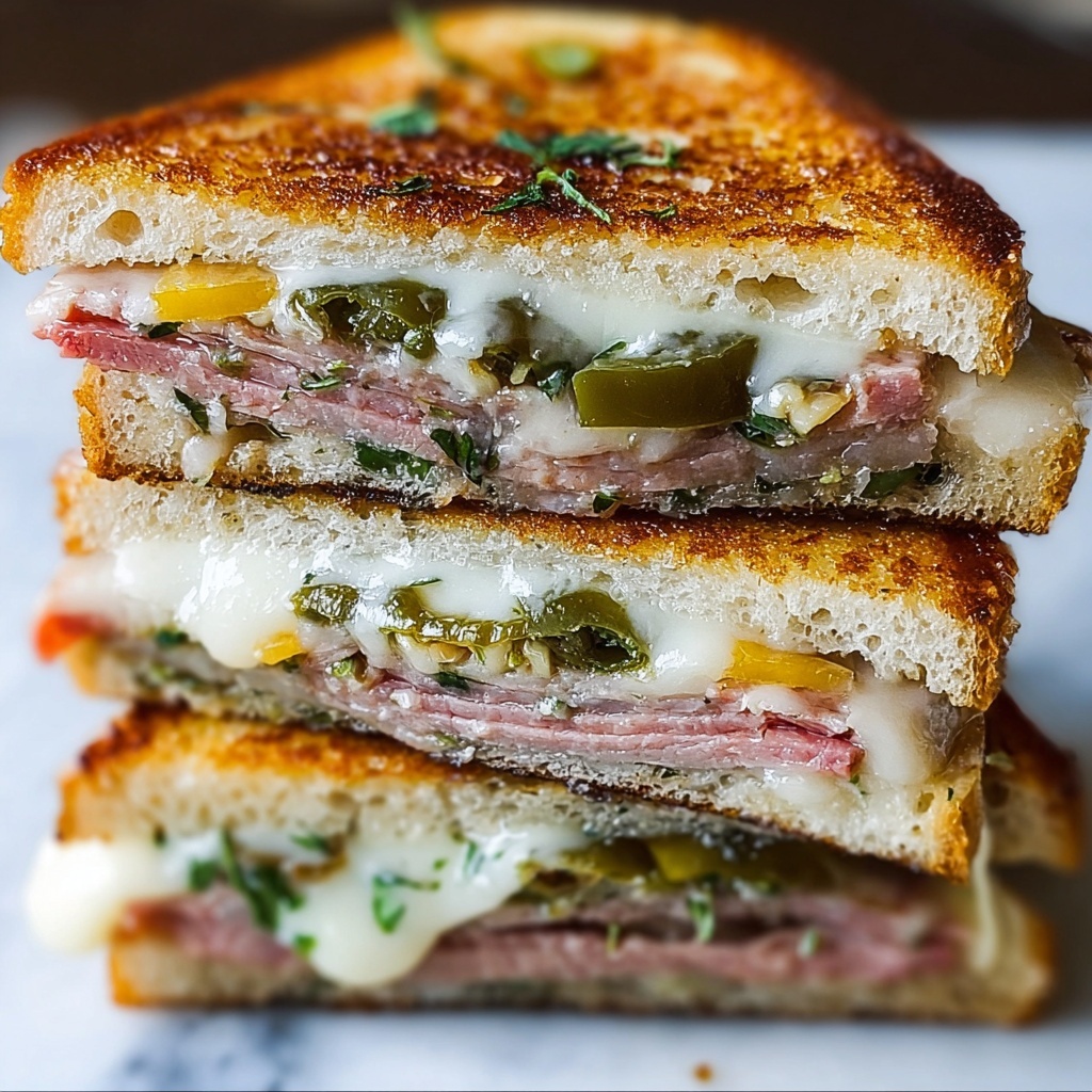 Classic Italian Muffuletta Sandwich Recipe - Recipe Image