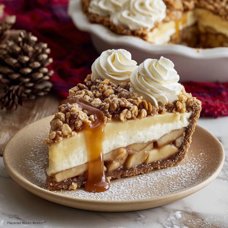 Apple Crisp Cheesecake Recipe