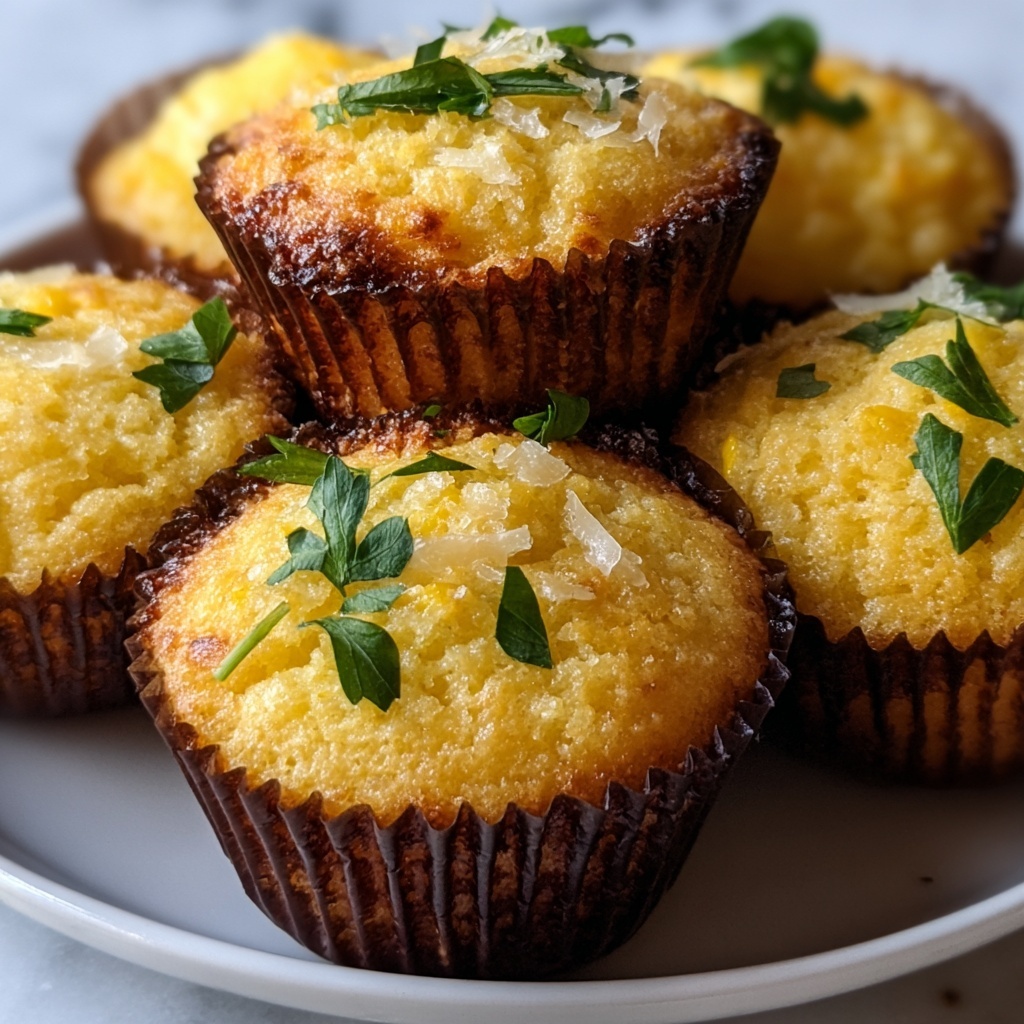 Spicy Cheddar Jalapeño Cornbread Muffins Recipe - Recipe Image