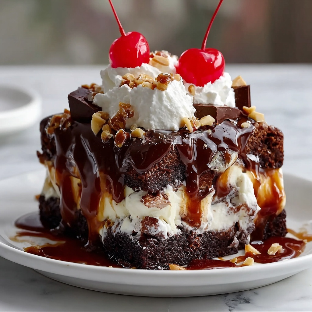 Ultimate English Brownie Sundae Recipe - Recipe Image