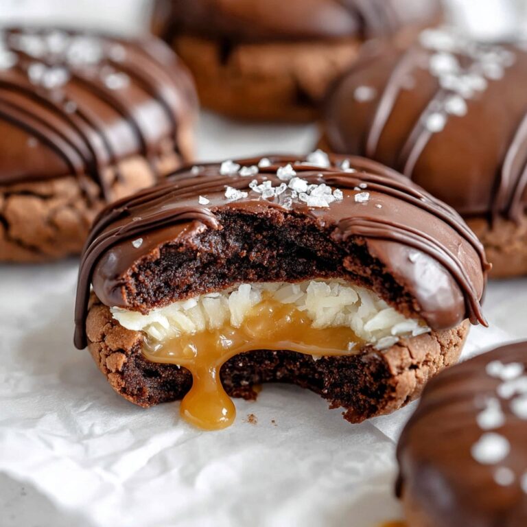 Coconut Caramel Samoa Stuffed Cookies Recipe