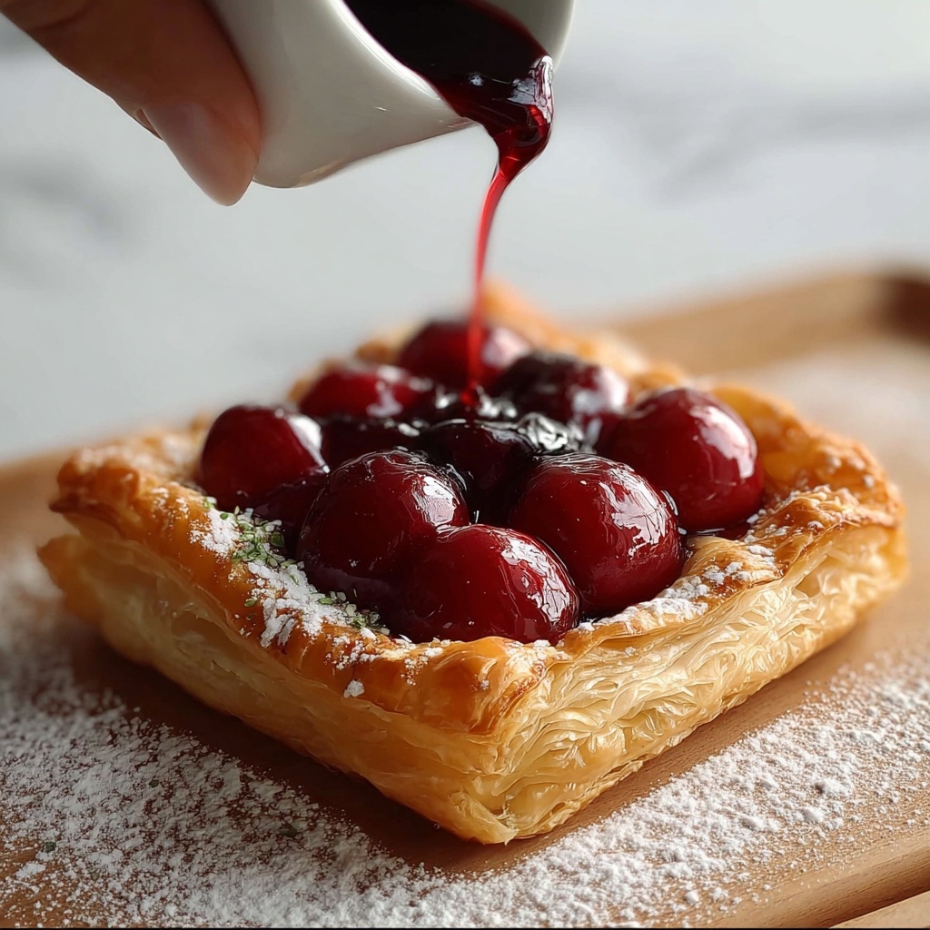 Cherry Cheese Pastry Pie Recipe - Recipe Image