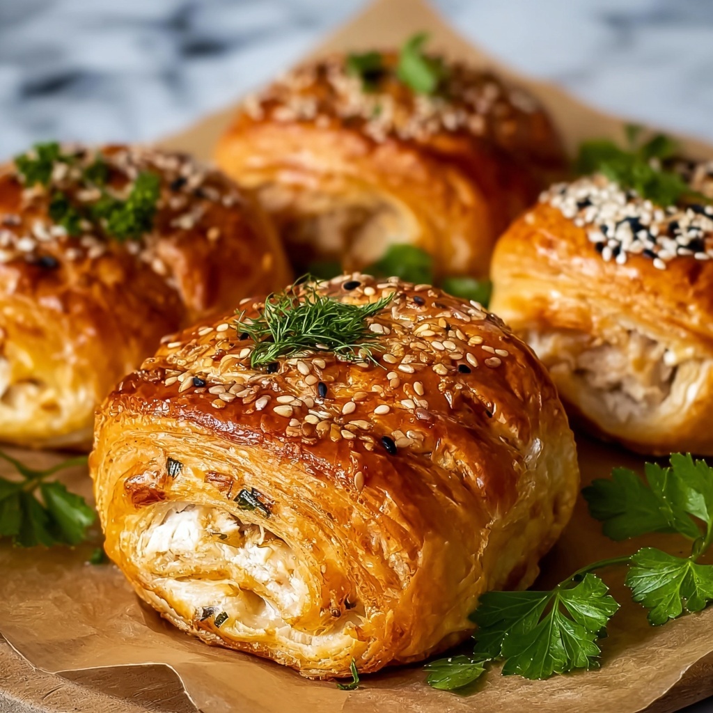 Chicken and Cheese Pastry Rolls Recipe - Recipe Image