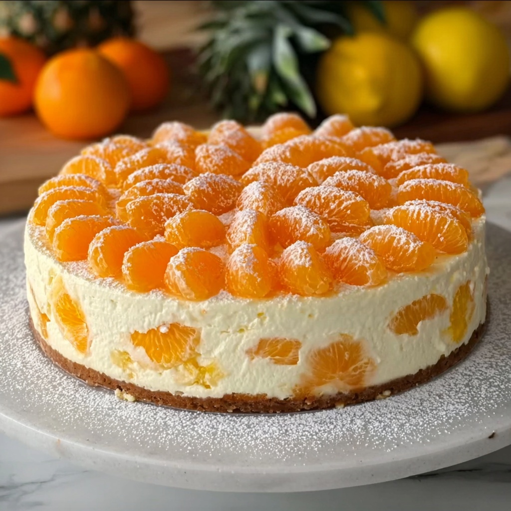 Mandarin Orange Pineapple Cake Recipe - Recipe Image