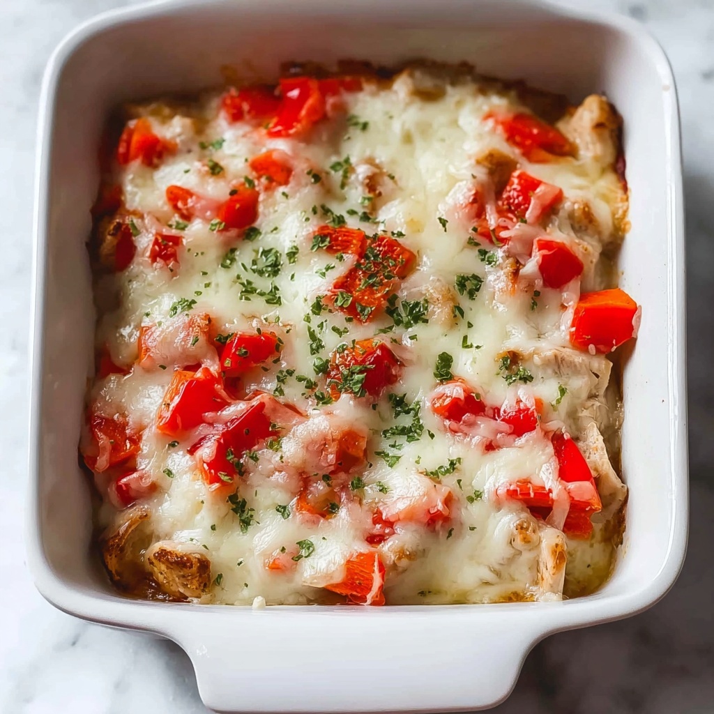 Bruschetta Chicken Casserole Recipe - Recipe Image