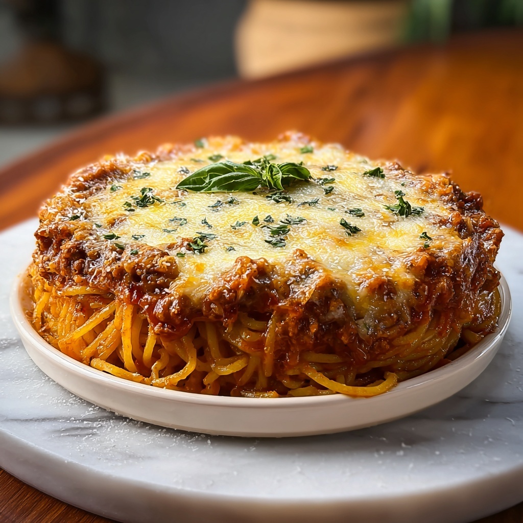 Baked Cream Cheese Spaghetti Casserole Recipe - Recipe Image